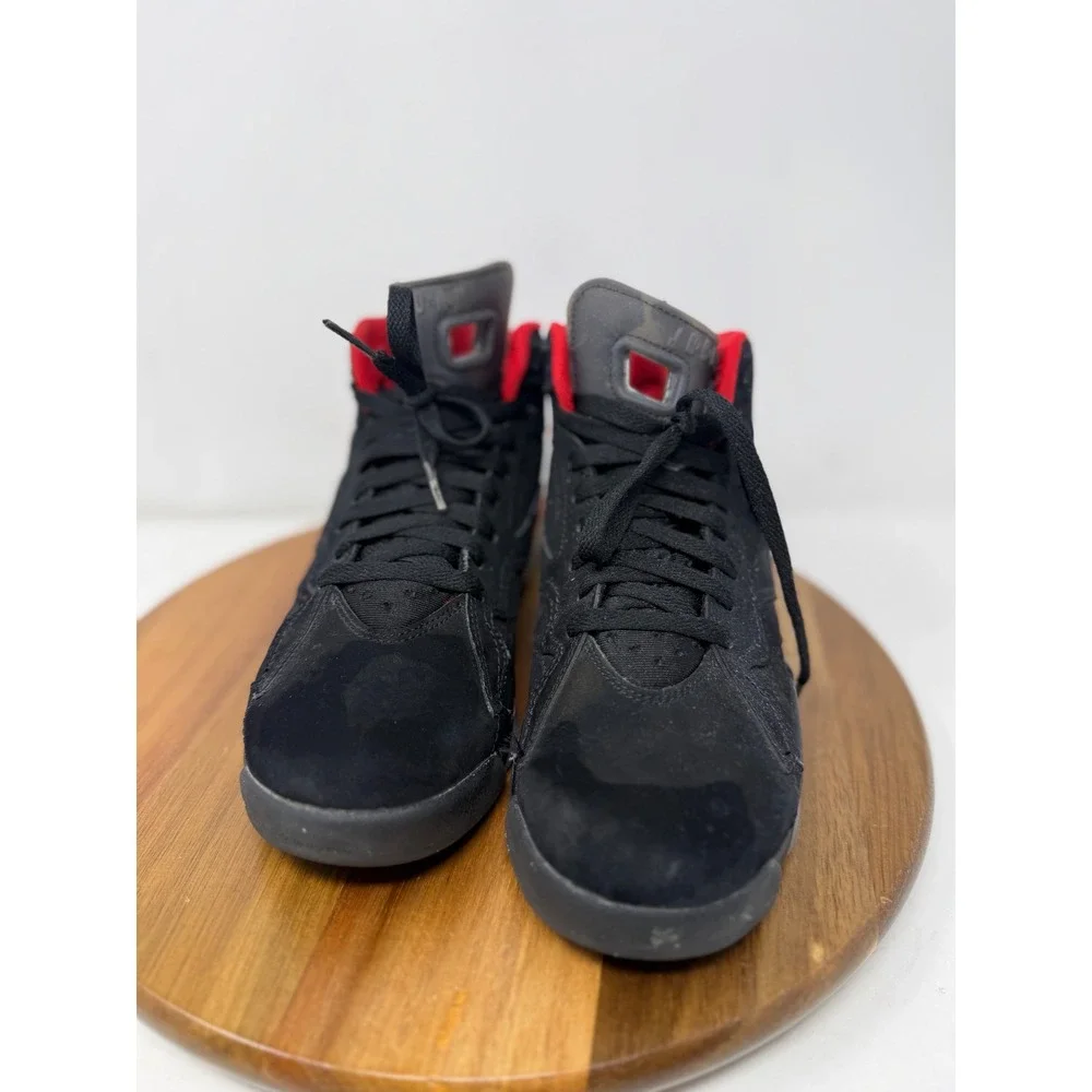 Nike‎ Jordan MVP Raptors GS Black Red Purple Basketball Shoes Kids 5.5Y